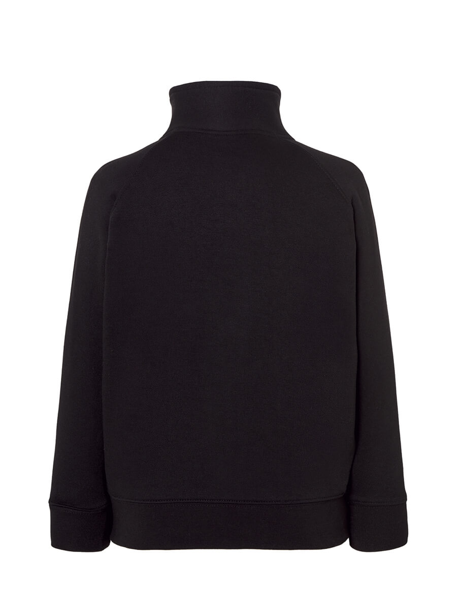 Felpa Full Zip Bambino Premium - Nero [3]