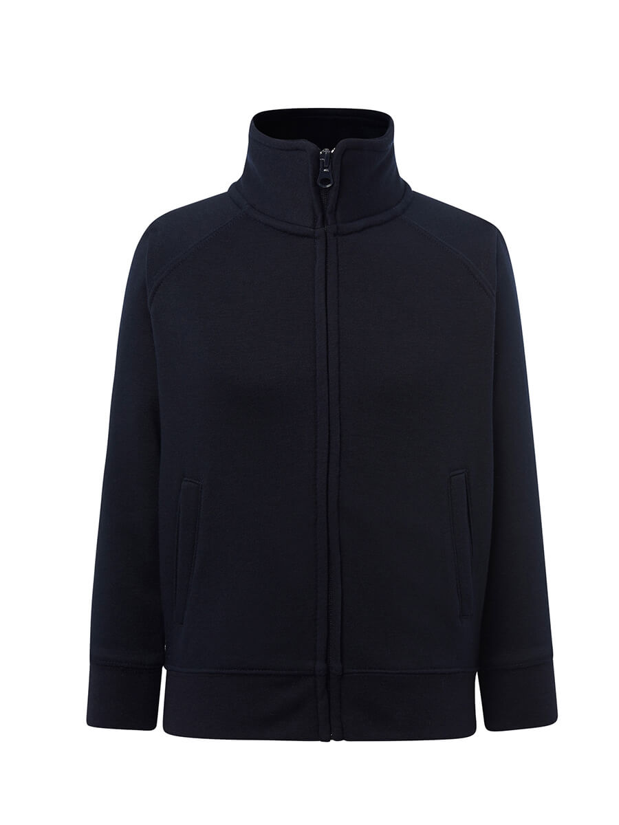 Felpa Full Zip Bambino Premium - Blu Navy [1]