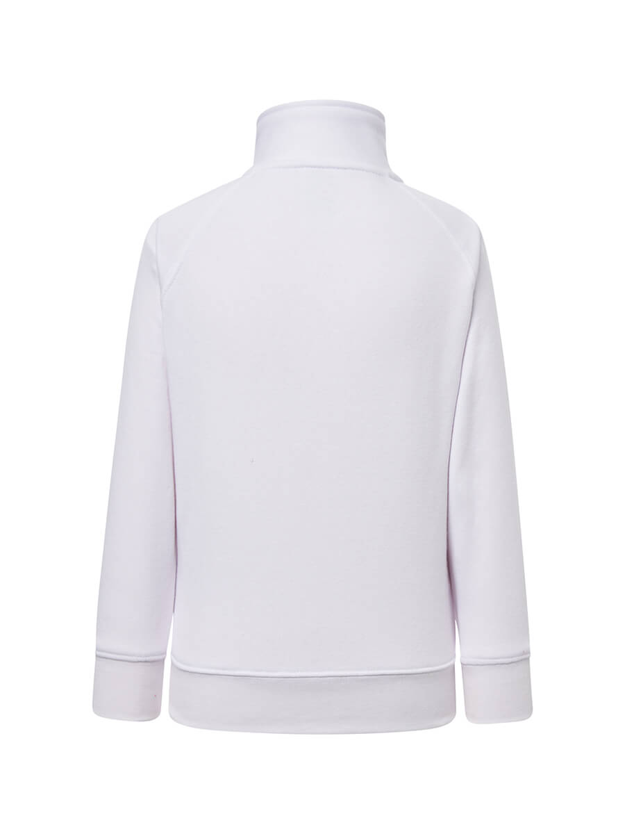 Felpa Full Zip Bambino Premium - Bianco [3]