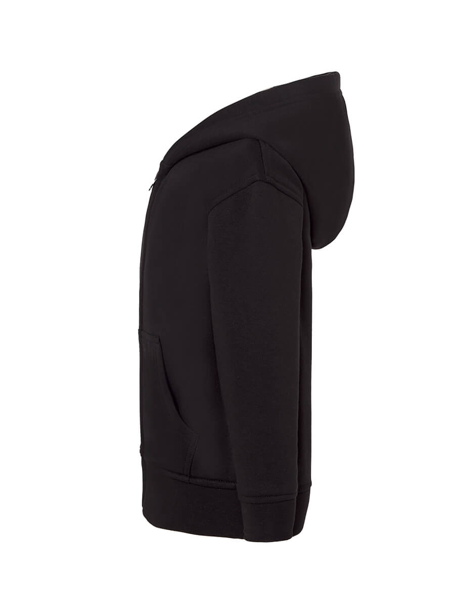Felpa Full Zip e Cappuccio Bambino Premium - Nero [2]