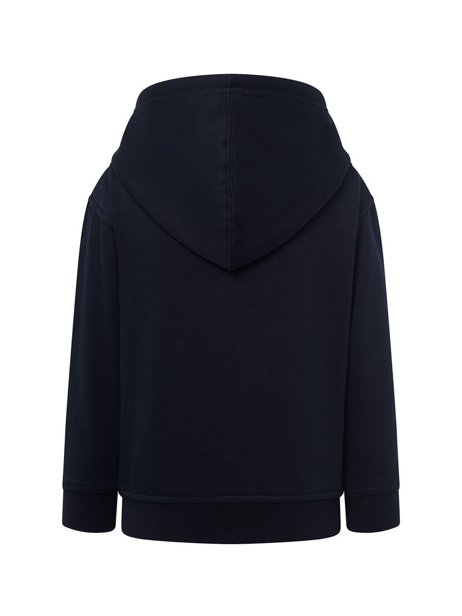 Felpa Full Zip e Cappuccio Bambino Premium - Blu Navy [3]
