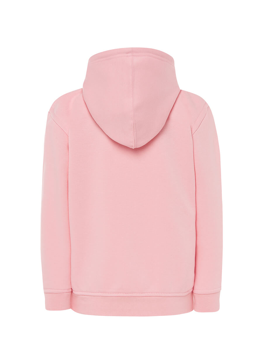 Felpa Full Zip e Cappuccio Bambino Premium - Rosa [3]