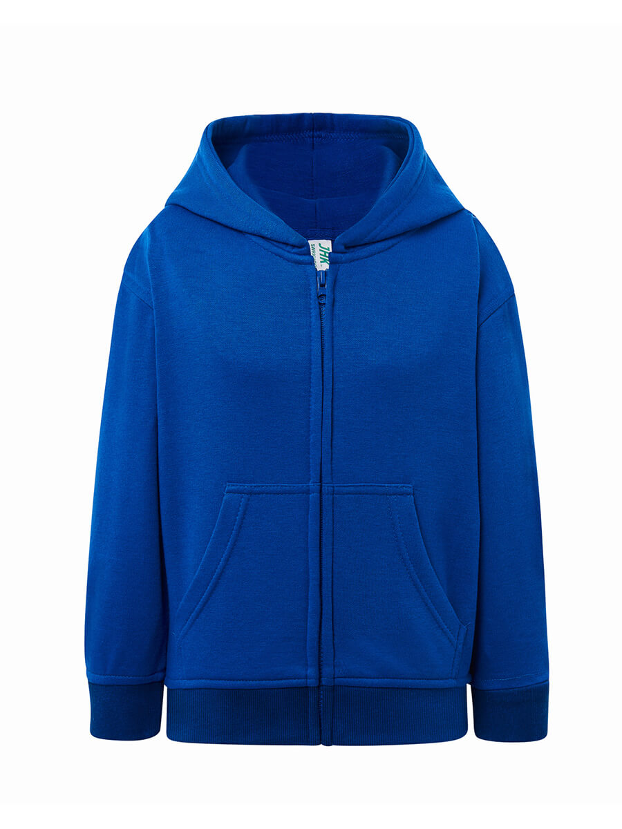 Felpa Full Zip e Cappuccio Bambino Premium - Royal Blue [1]