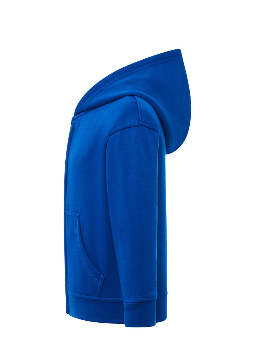 Felpa Full Zip e Cappuccio Bambino Premium - Royal Blue [2]