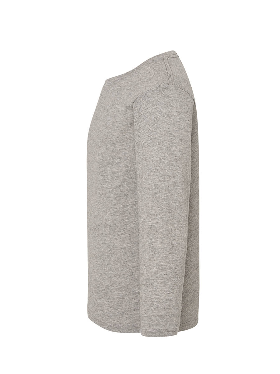 T-Shirt Manica Lunga Bambino - Grigio Melange [2]