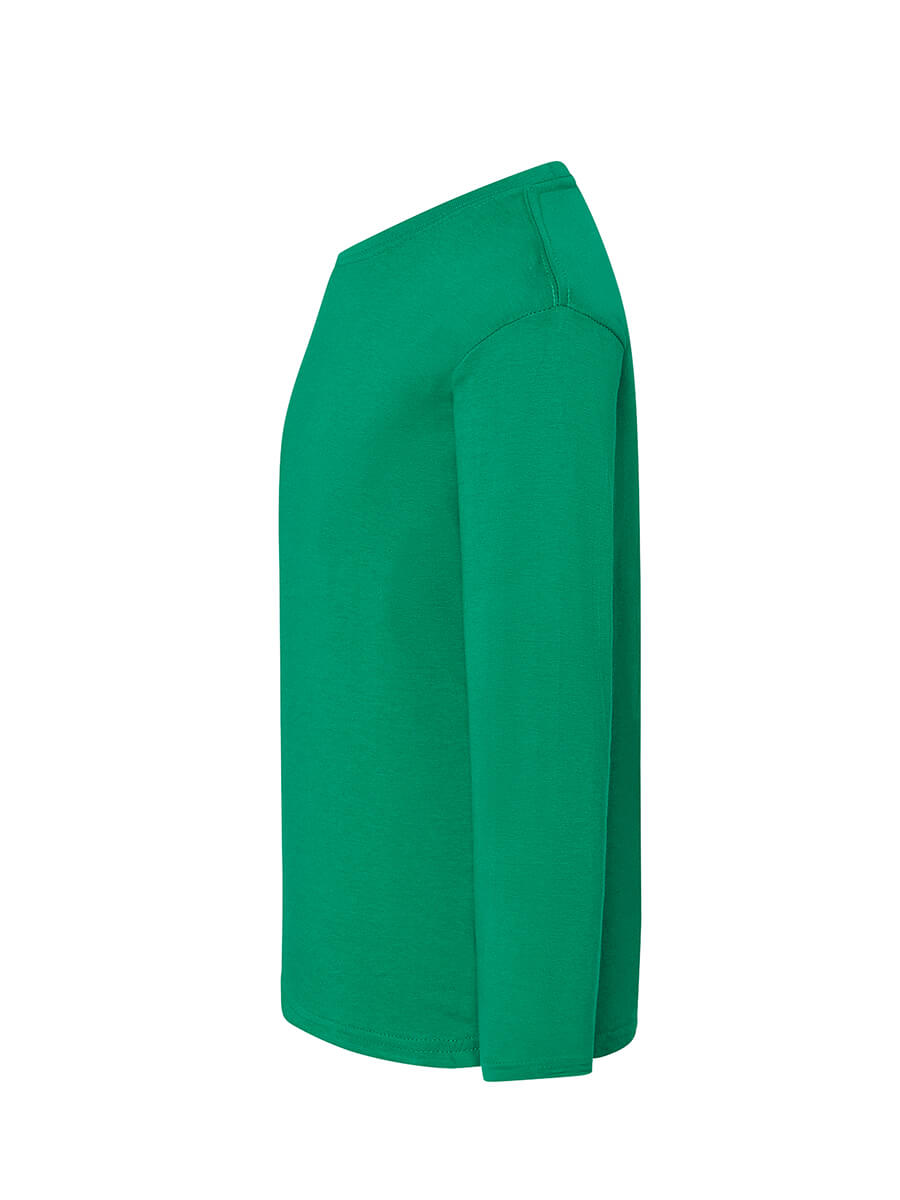 T-Shirt Manica Lunga Bambino - Verde Kelly [2]