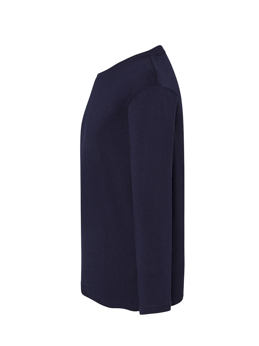 T-Shirt Manica Lunga Bambino - Blu Navy [2]