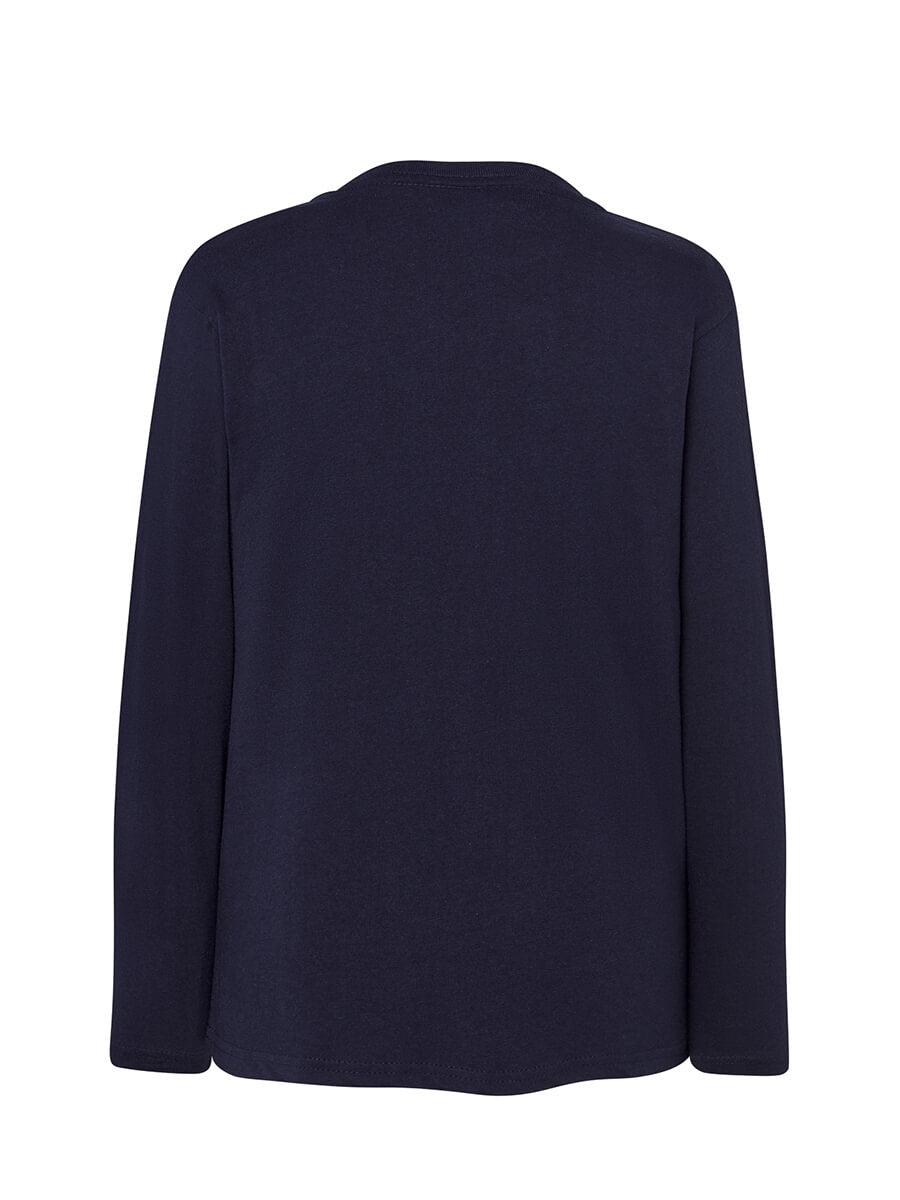 T-Shirt Manica Lunga Bambino - Blu Navy [3]