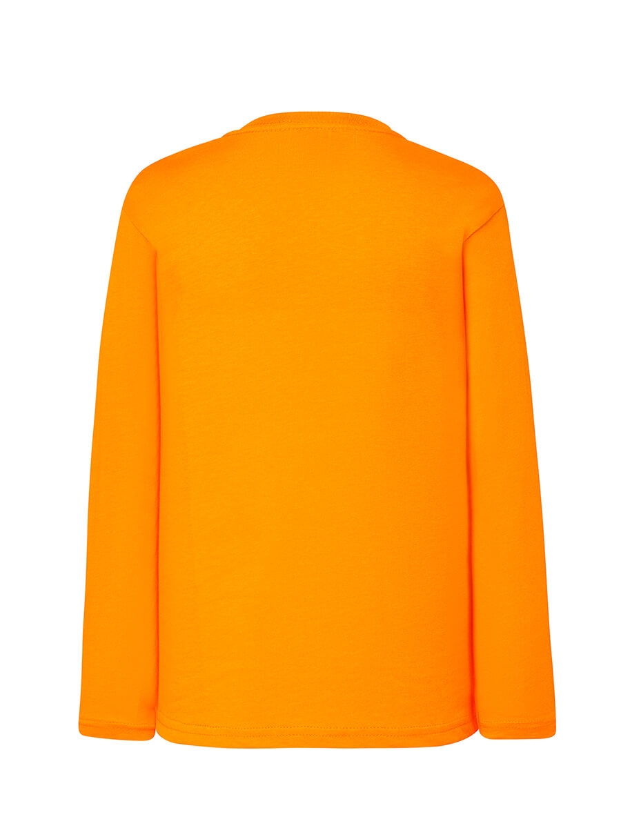 T-Shirt Manica Lunga Bambino - Arancio [3]