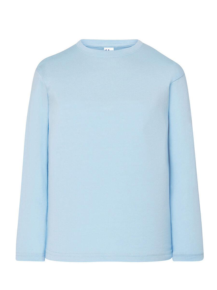 T-Shirt Manica Lunga Bambino - Celeste [1]