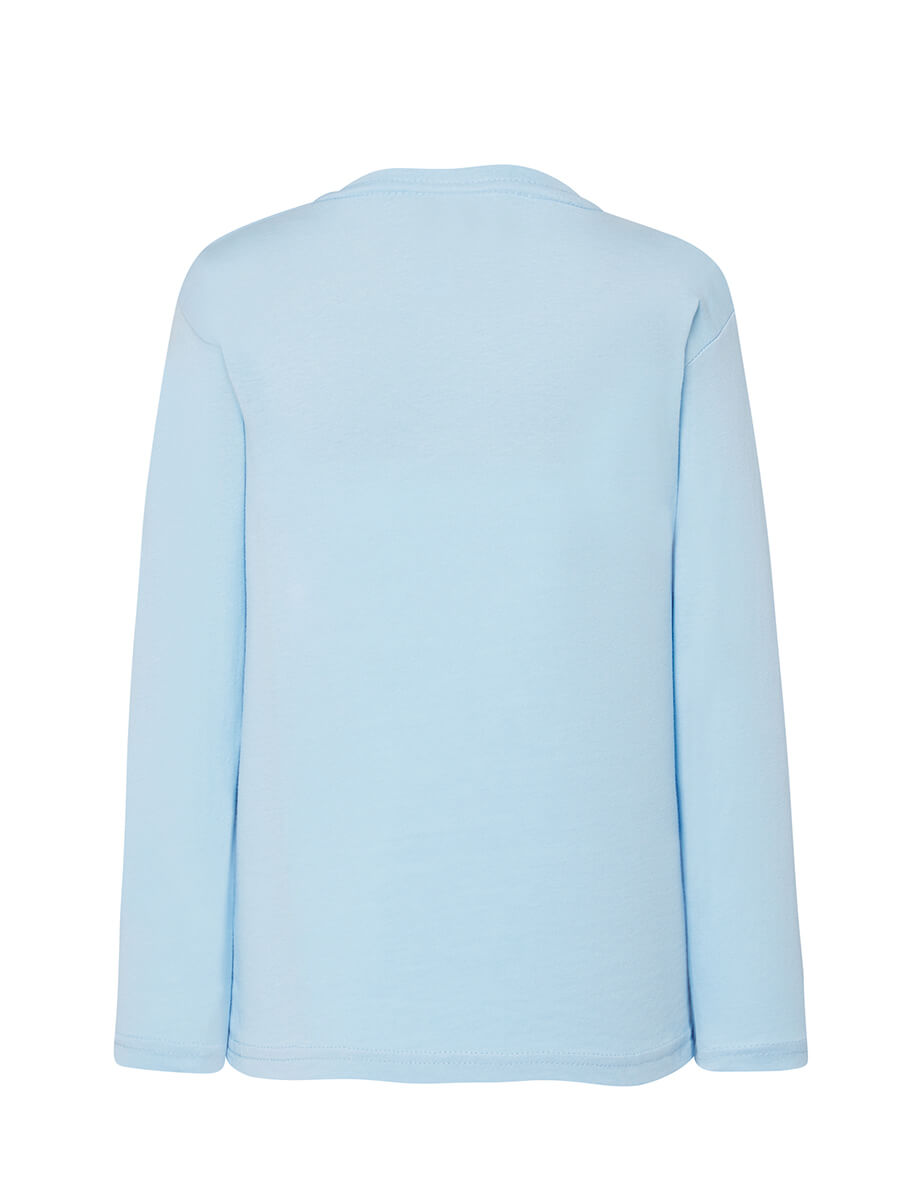 T-Shirt Manica Lunga Bambino - Celeste [3]