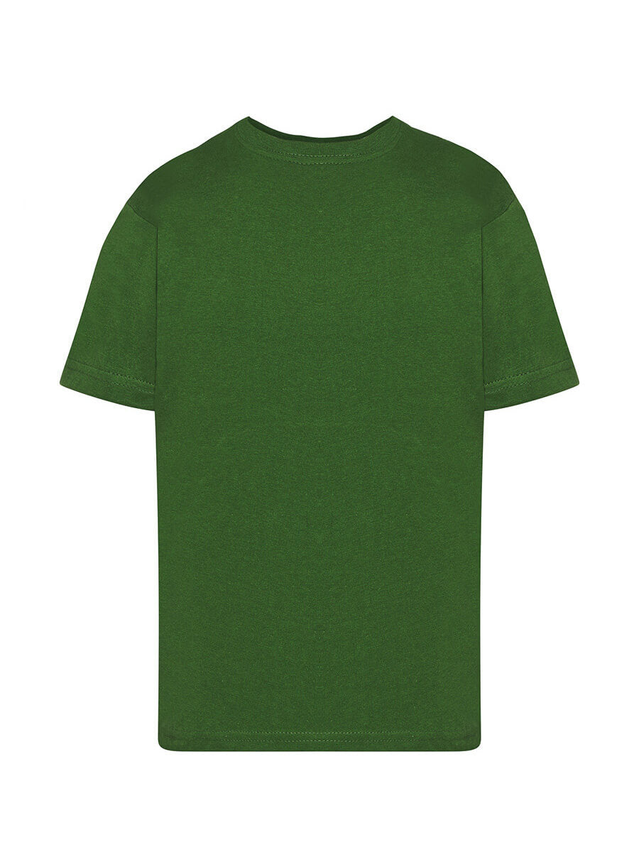 T-Shirt Manica Corta Bambino - Verde Bottiglia [1]