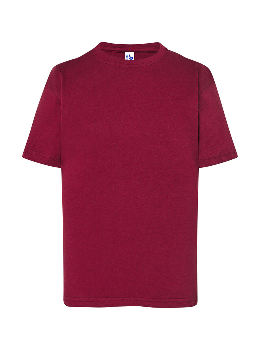 T-Shirt Manica Corta Bambino - Burgundy [1]