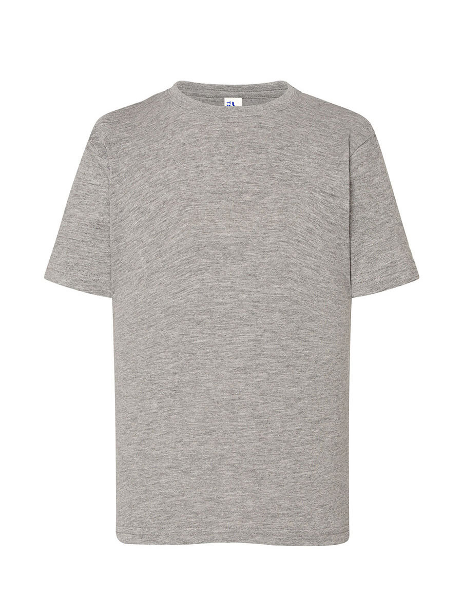 T-Shirt Manica Corta Bambino - Grigio Melange [1]