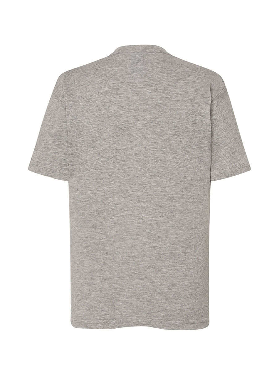 T-Shirt Manica Corta Bambino - Grigio Melange [3]