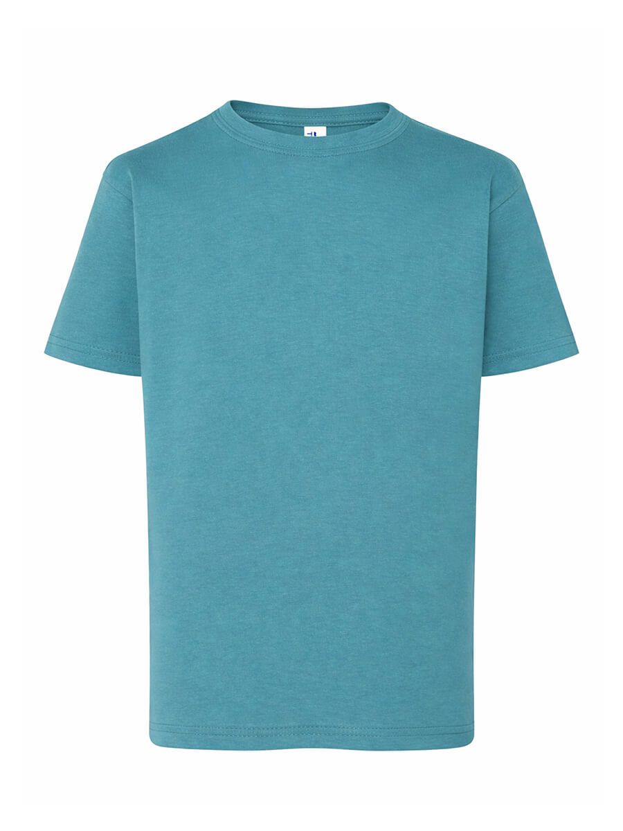 T-Shirt Manica Corta Bambino - Blu Petrolio [1]