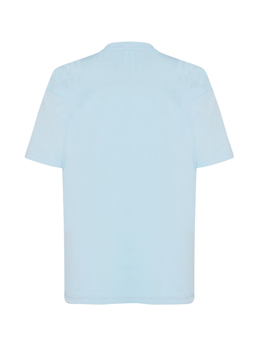 T-Shirt Manica Corta Bambino - Celeste [3]