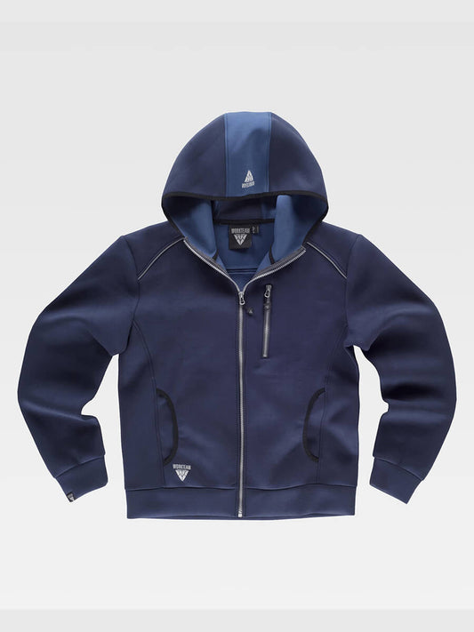 Felpa Unisex Cappuccio e Zip - 3251 [1]