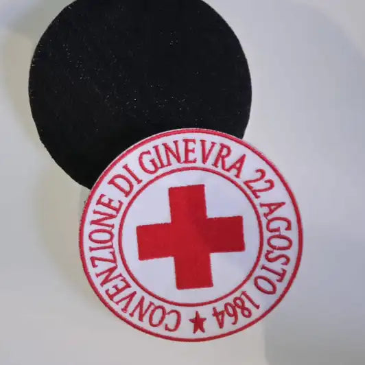 Toppa Ricamata con Velcro Croce Rossa Italiana [1]