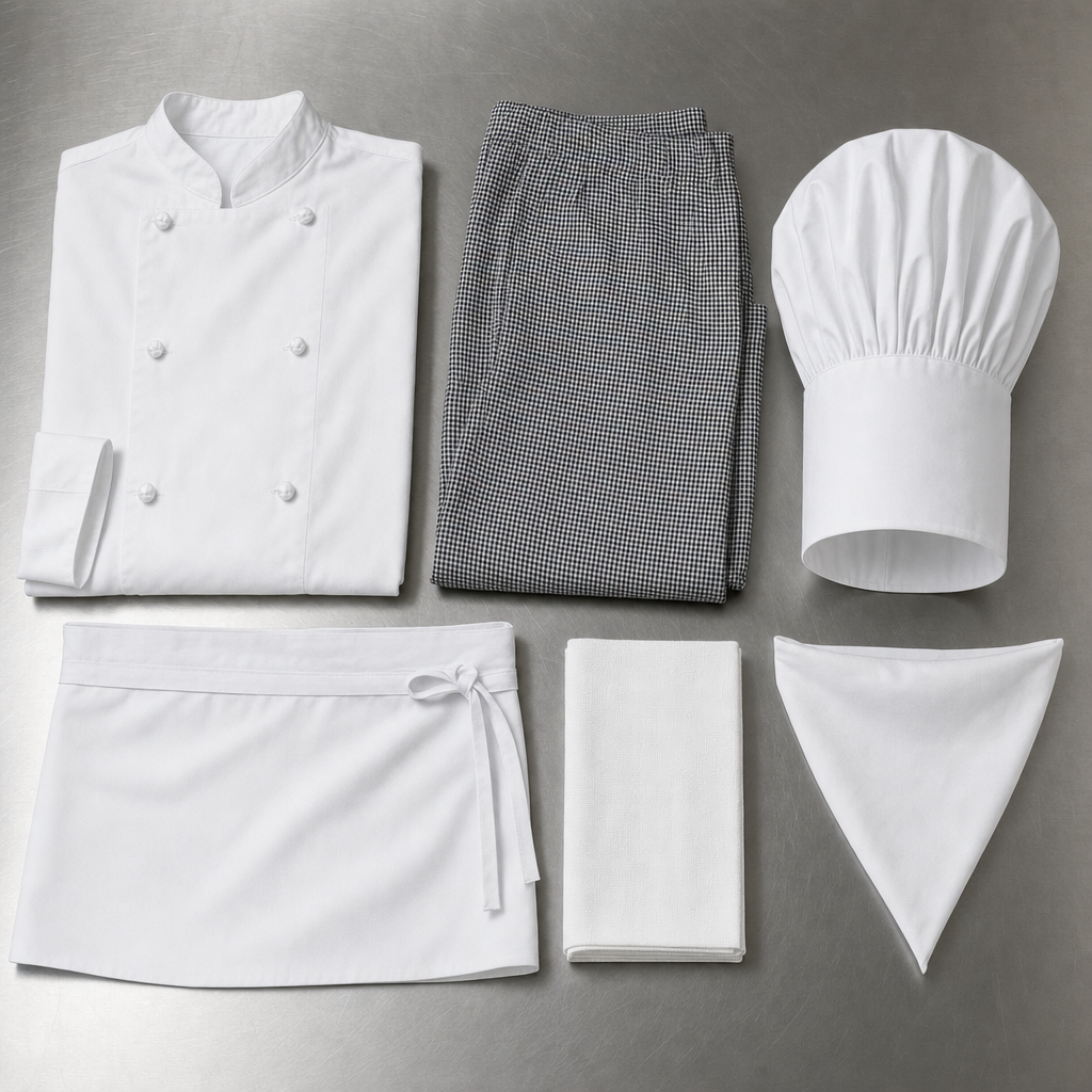 Kit cucina alberghiero: i sei capi