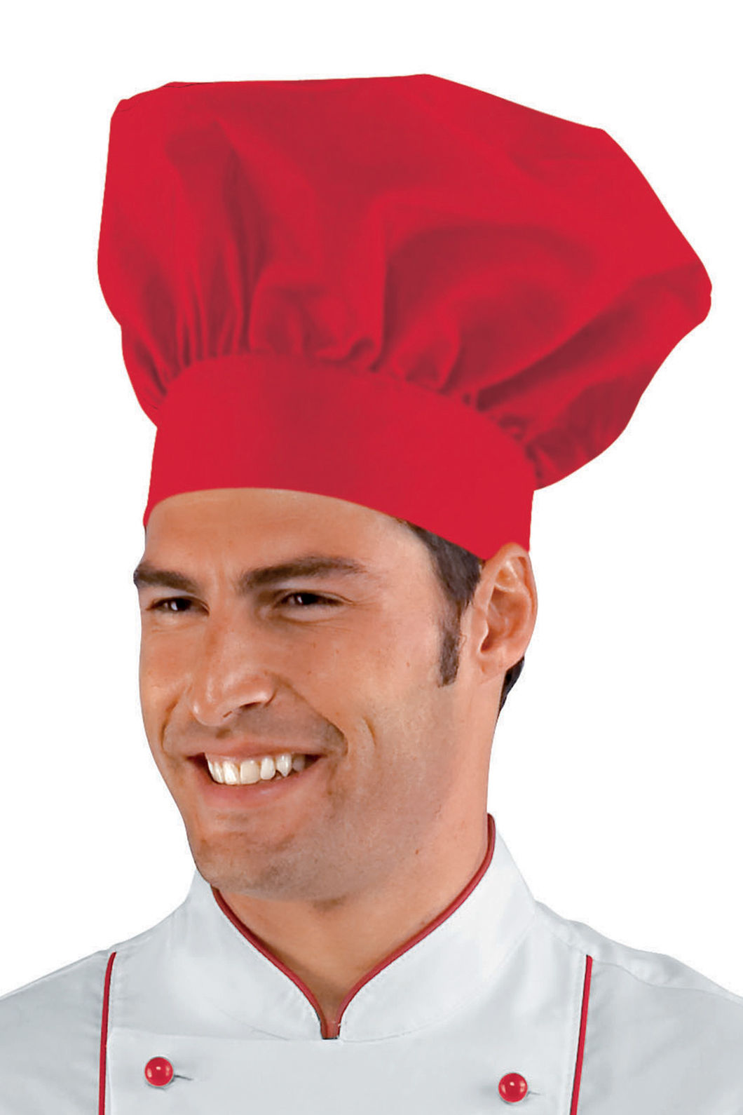 Cappello Cuoco Tradizionale - Rosso [1]