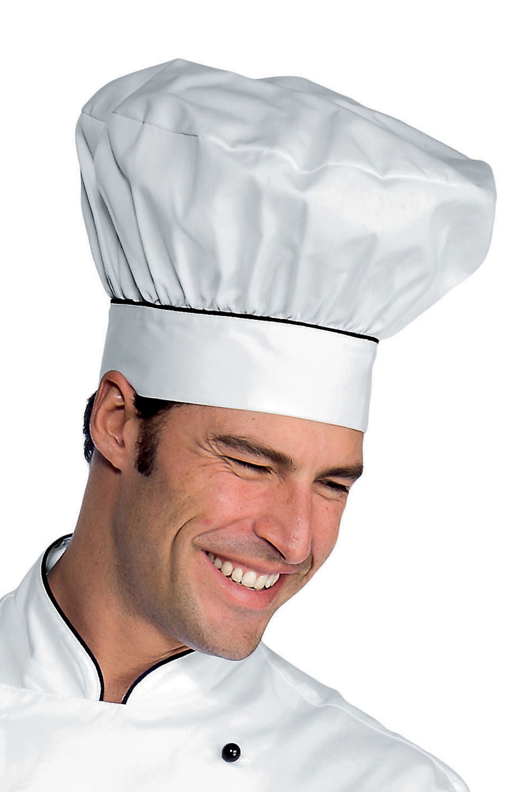 Cappello Cuoco Tradizionale - Bianconero [1]