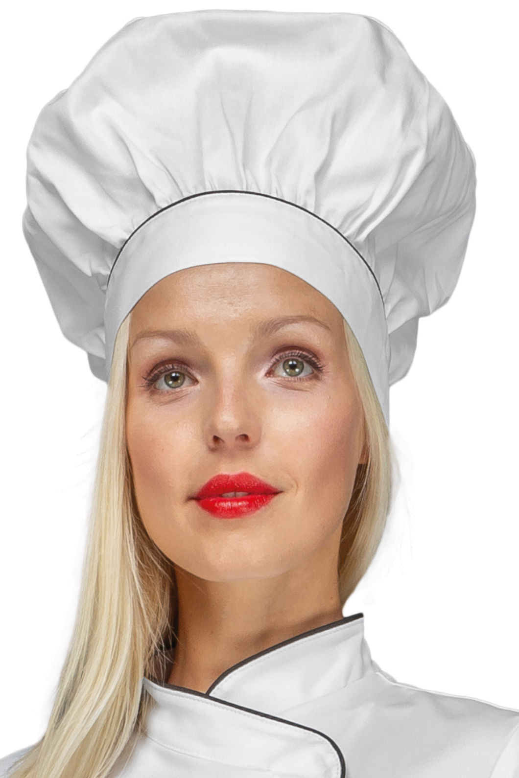 Cappello Cuoco Tradizionale - Bianconero [2]