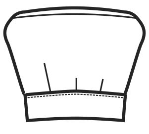 Cappello Cuoco Tradizionale - Verde Mela [2]