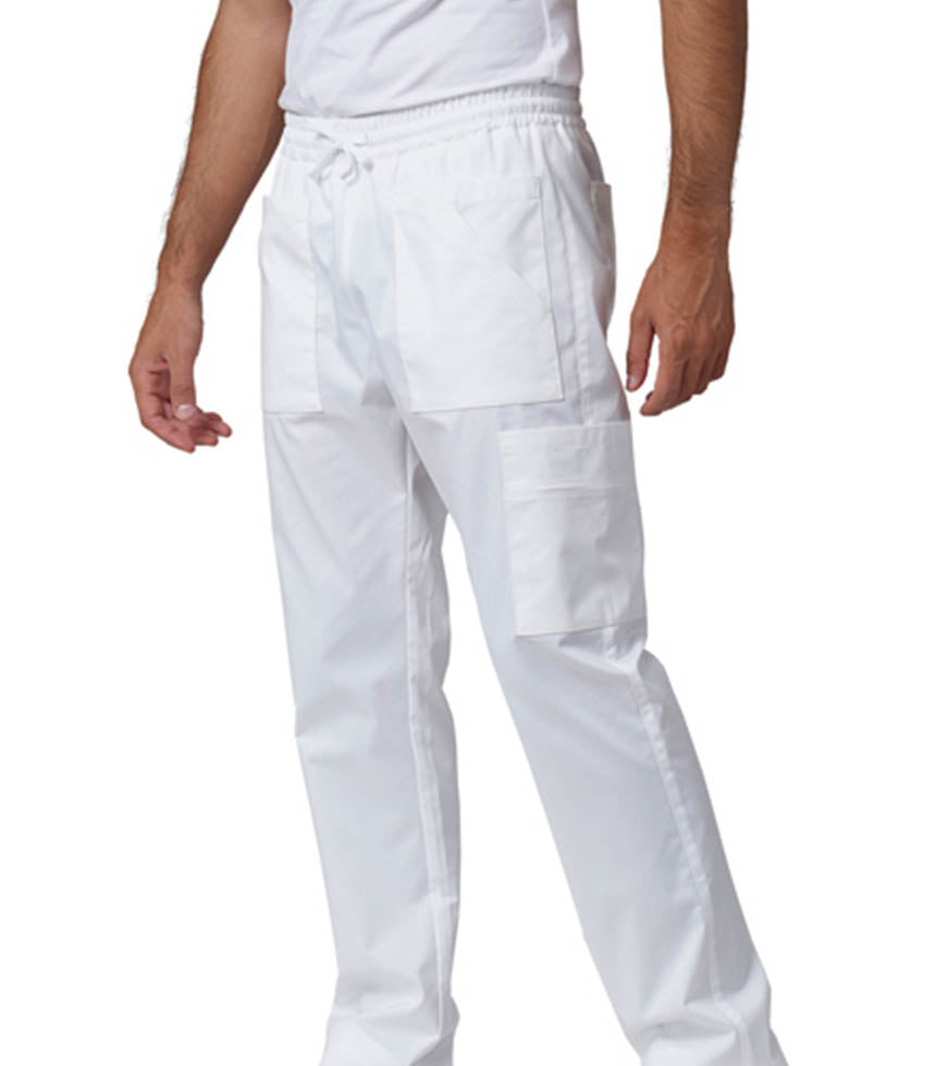 PANTALONE UNISEX SANITARIO EASYFIT DR BLUE SIGGI - Bianco