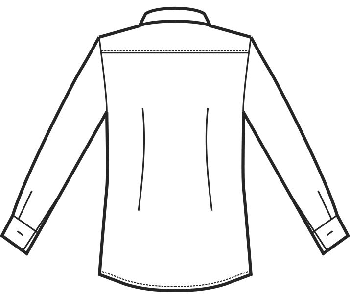 Camicia Detroit Stretch Unisex - Manica Lunga [3]