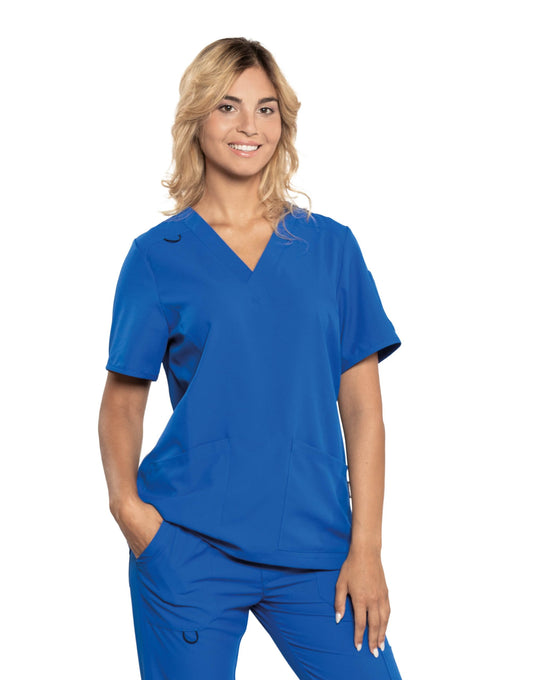 CASACCA SANITARIA NO STIRO DONNA SIGGI NEW - Bluette