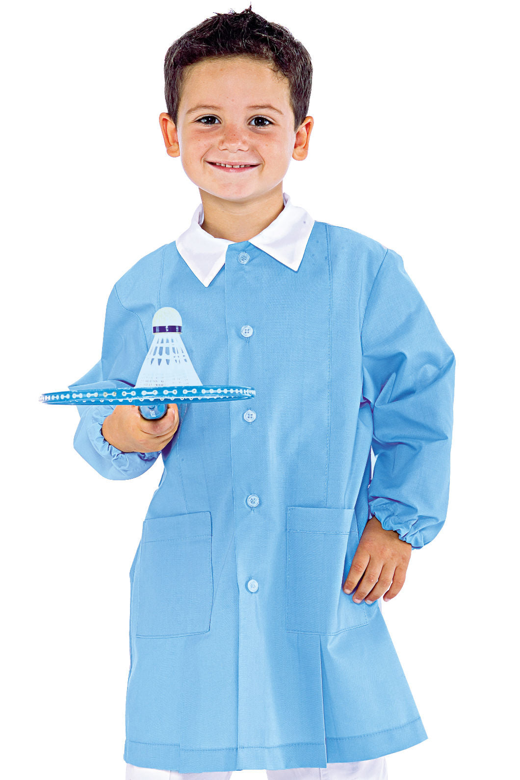 Grembiule Pollicino Scuola - Azzurro [1]