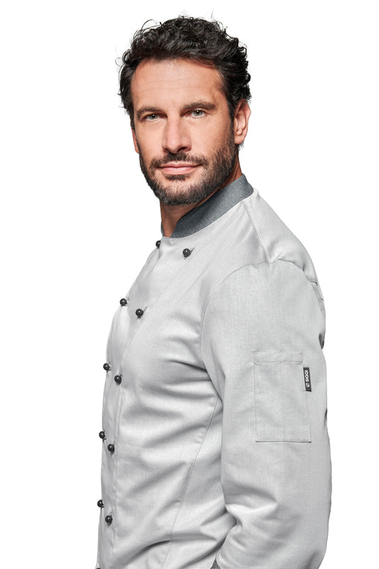 GIACCA CHEF SIGGI PUCK COREANA - Grigio