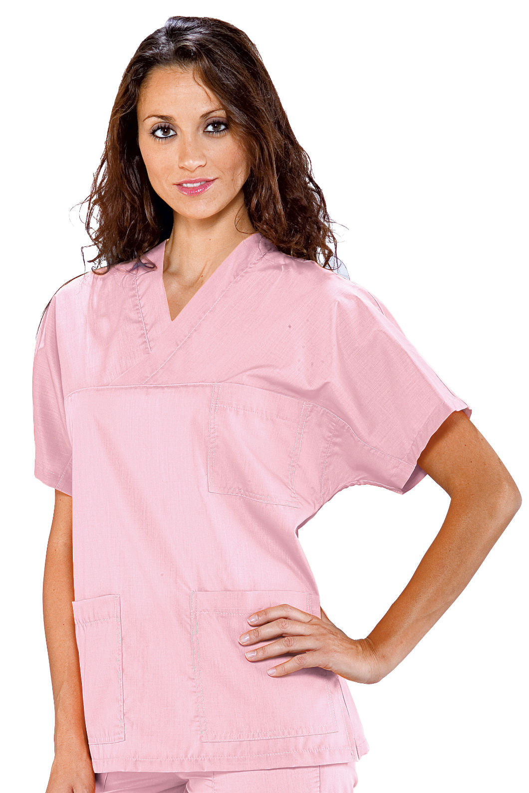 Casacca Collo a V - Rosa [1]