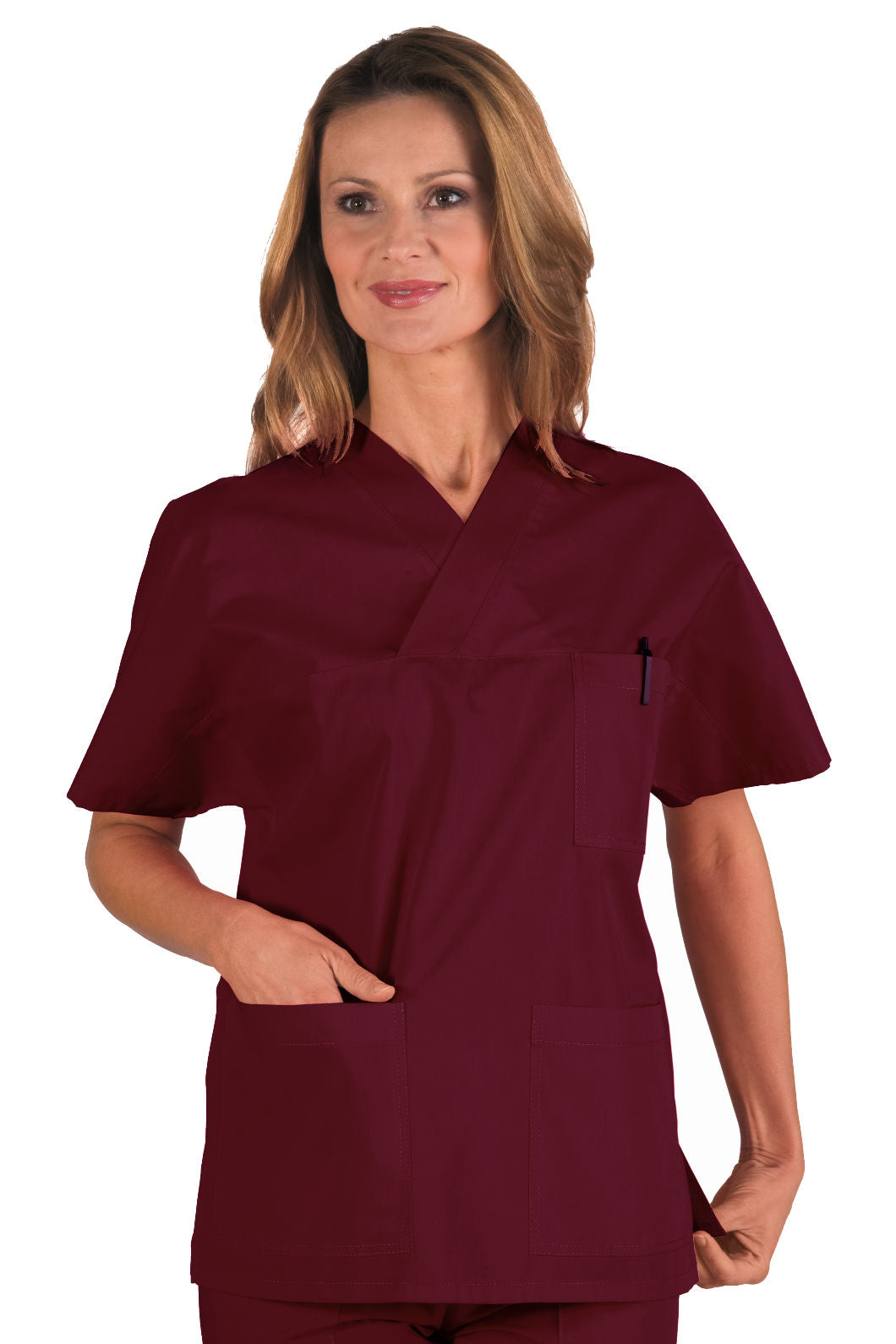 Casacca Collo a V - Bordeaux [1]