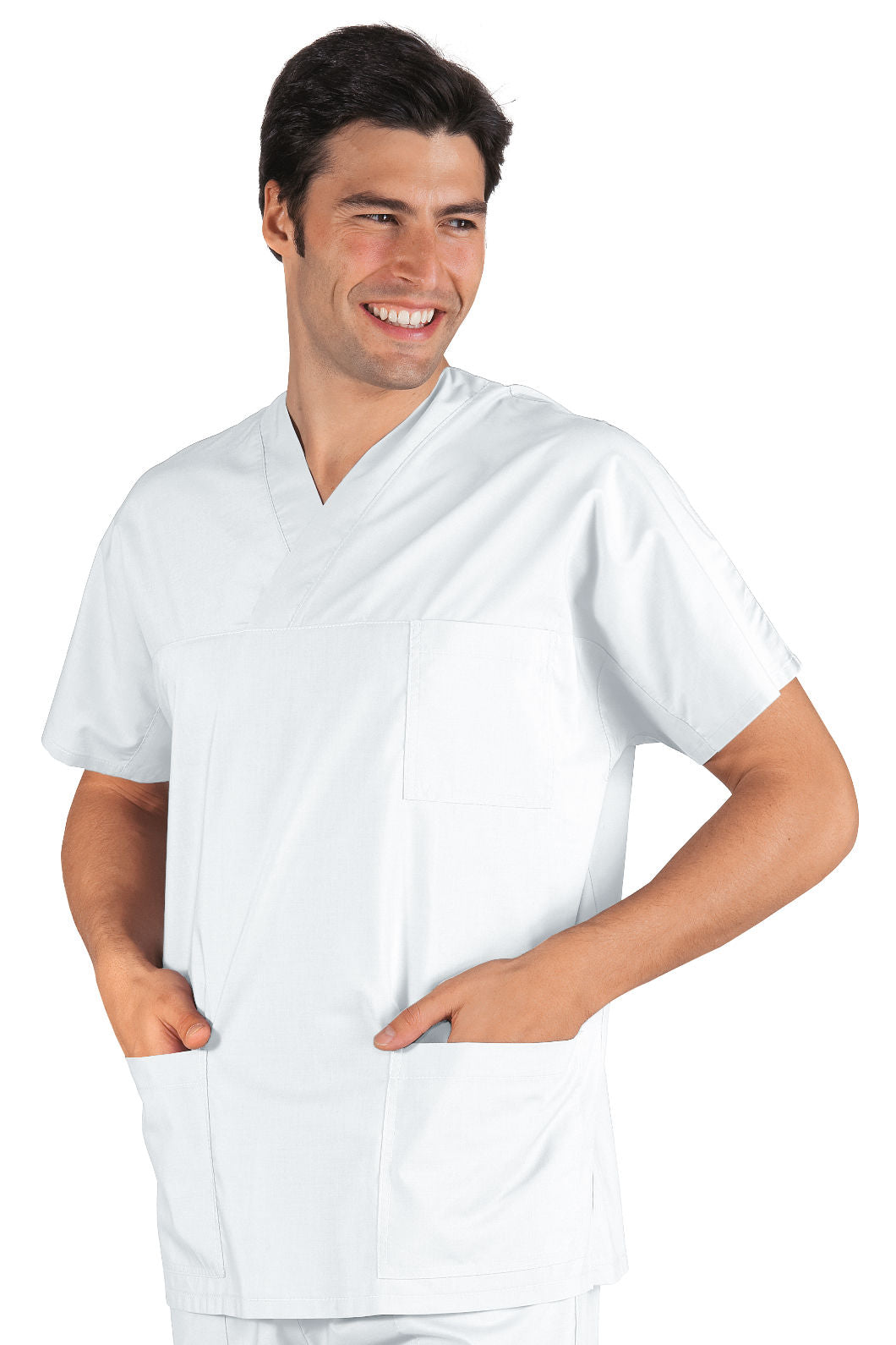 Casacca Collo a V - Bianco [1]