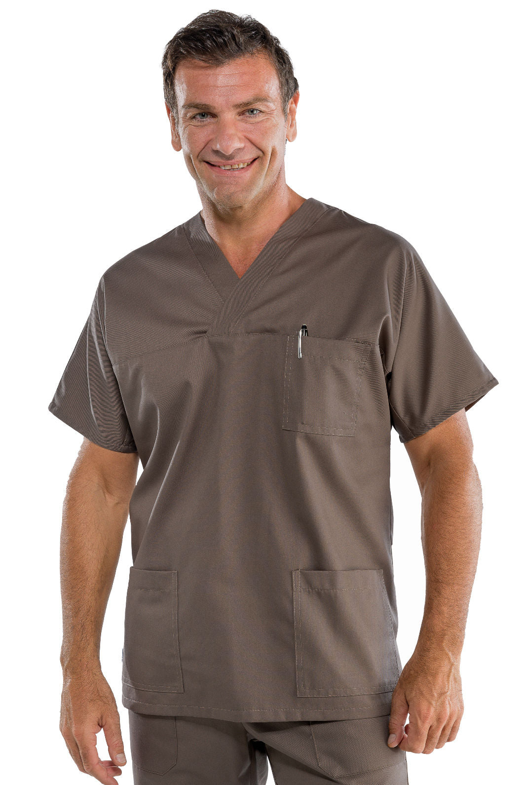 Casacca Collo a V - Fango [1]