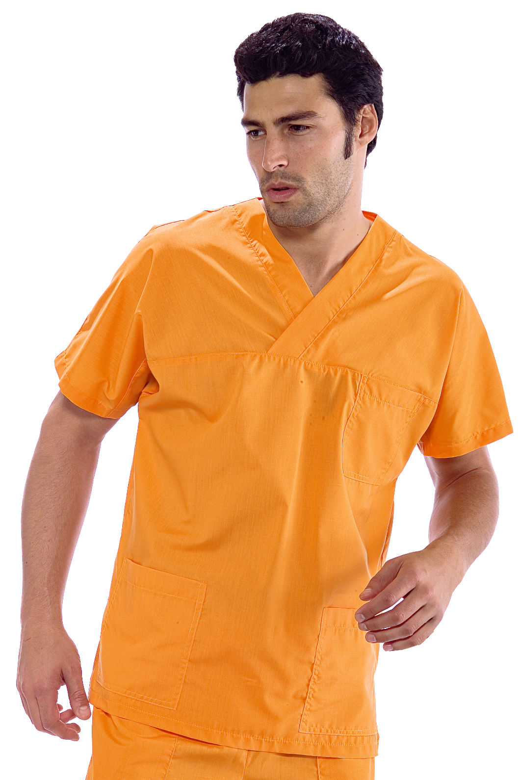 Casacca Collo a V - Albicocca [1]